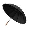 OLYCAT 16-Rib Men's Windproof Business Umbrella, Automatic Straight Handle, Reinforced & Enlarged Design.