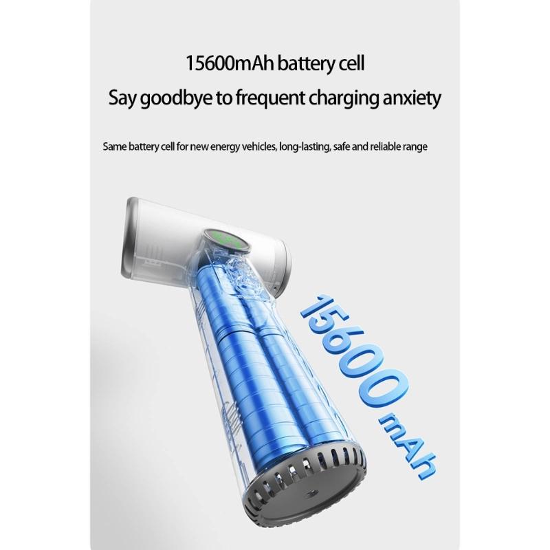 Light Weight Wireless Blow Dryer Rechargeable Portable Hair Dryer Intelligent Temperature Control for Home and Travel