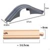 Railway Bridge Figurine Wooden Train Track Expansion, Simulation, DIY for