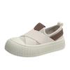 Women's Shoes 2025 New Spring and Autumn Versatile Thick-soled One-pedal Shoes Sports Non-slip Lightweight Biscuits Canvas Shoes Increase Height