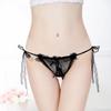 Sexy Embroidered Women's Thong Sheer Mesh Gauze Thin Strap Temptation Traceless Panties Female Pants Thongs Women Sexy