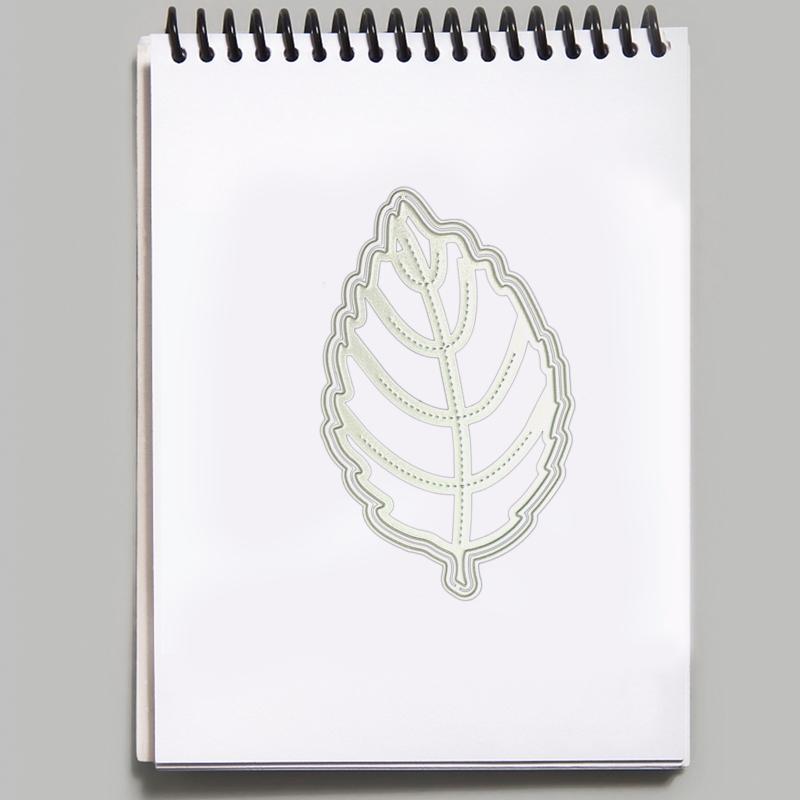 Tree Leaves Shape Metal Die Cuts Cutting Dies Cut Stencils for DIY Embossing Paper Leather Scrapbooking Card Making