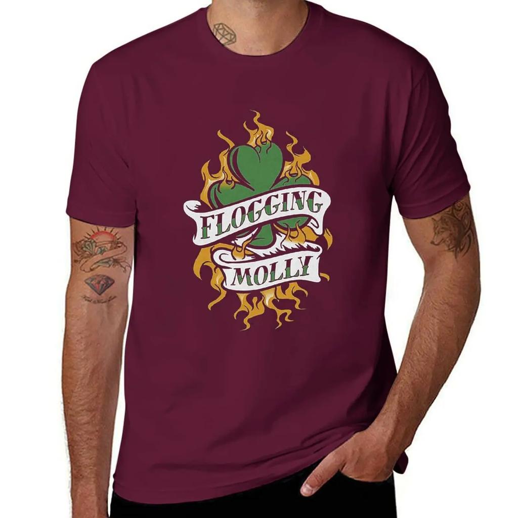 Flogging Molly TShirt sublime korean fashion heavyweights summer clothes mens champion t shirts 2025 new model