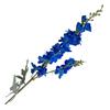 Simulated Hyacinth Silk Delphinium Flowers Realistic Texture Iron Wire Stems Fake Flower