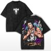Anime Black Clover Yami Sukehiro Print T-Shirt Herren Damen Kurzarm Kleidung Baumwoll T-Shirt Retro Gewaschenes T-Shirt Harajuku Oberteile