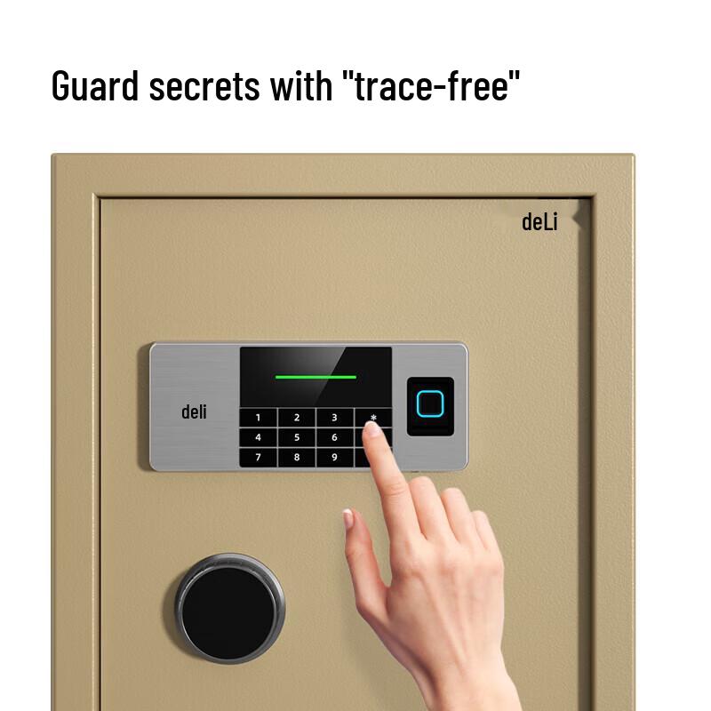 Deli 60cm All-Steel Fingerprint Biometric Safe