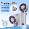 Rechargeable Portable Mini Folding Fan with Ice Pack, Umbrella Clip & Handheld Design - Ideal for Student Cooling