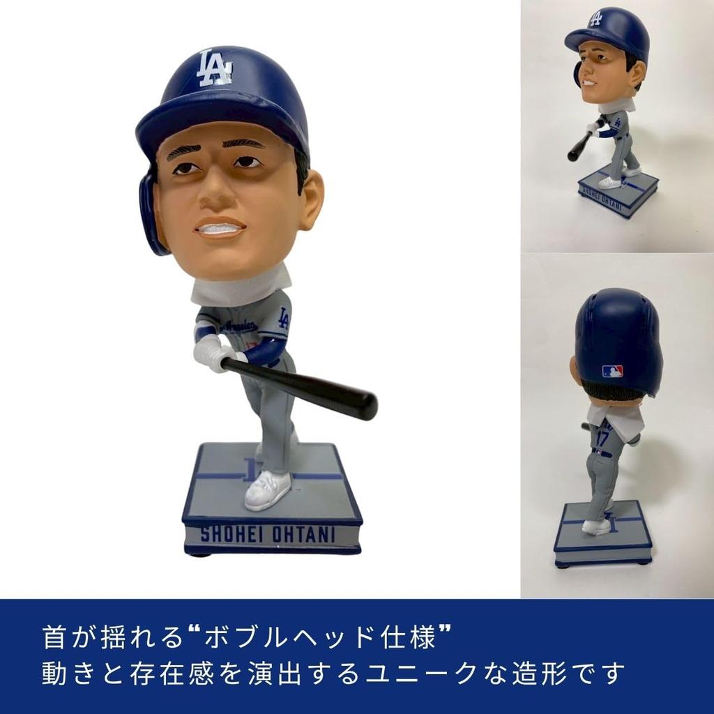 FOCO SHOHEI OHTANI Official MLB LOS ANGELES DODGERS Away Approximately Limited Edition LA Dodgers Bobblehead Figure Jersey, 11.43cm, [Used]