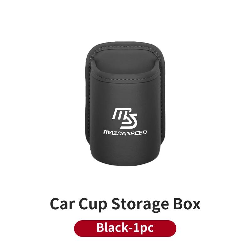 2025 Hot Leather Car Water Cup Holder Interior Drink Rack Organizer For Mazda 6 3 CX5 5 2 323 CX7 Demio Atenza MX30 CX3 CX9 MX5