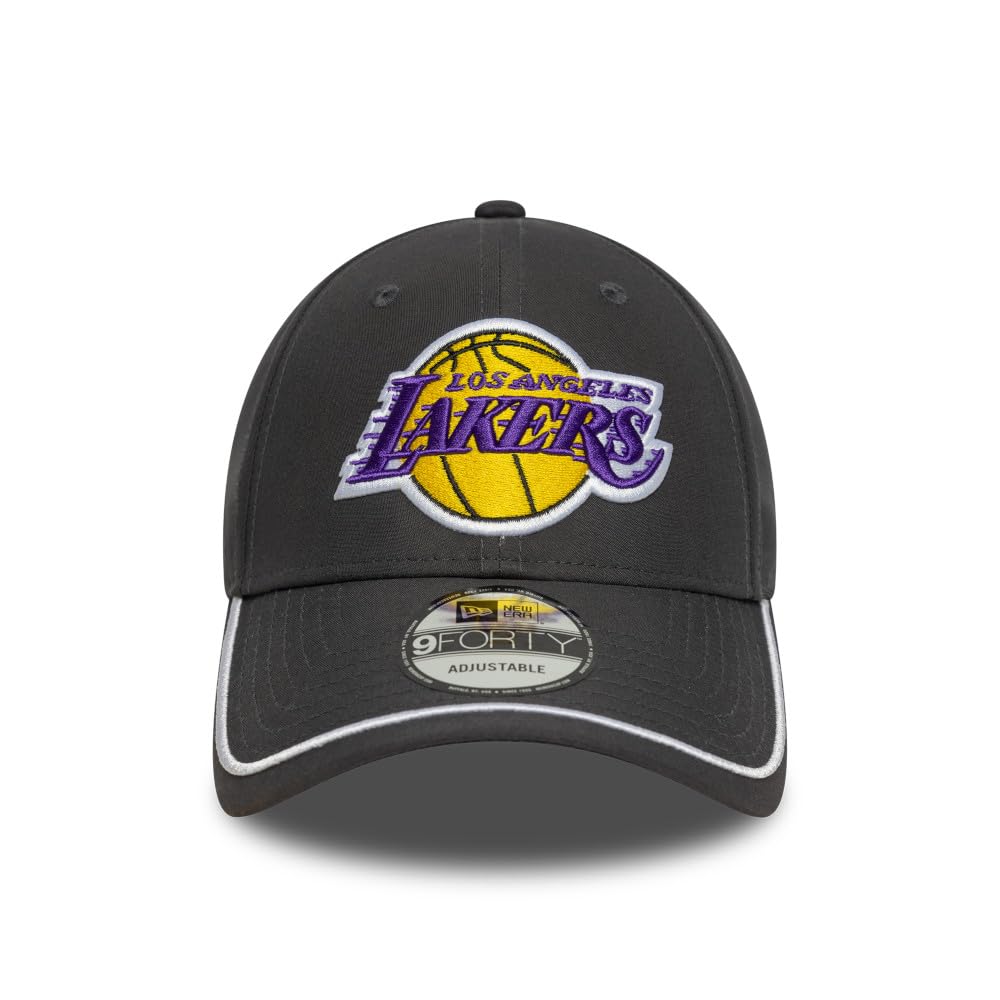 Cap 940 9FORTY with Adjustable NBA One Size Fits LA Unisex [New Era] Strap, Basketball, All, Lakers/Bulls, Piping,