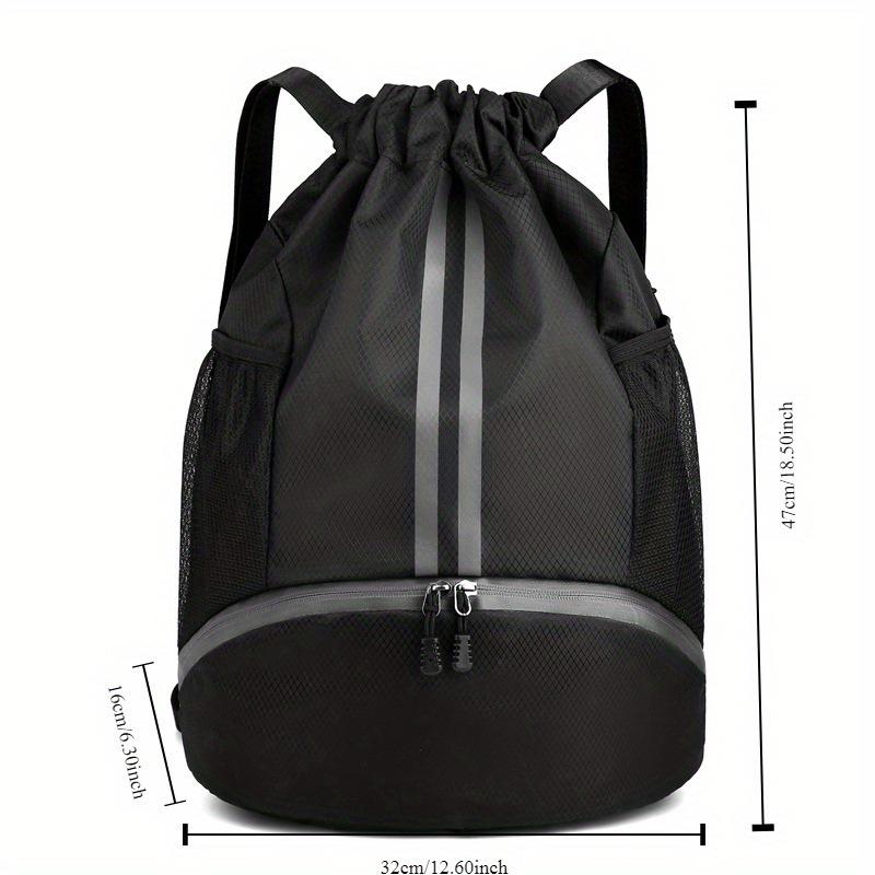 Waterproof Drawstring Bag for Wet/Dry Separation - Perfect for Swimming, Swimsuit Storage, and Basketball Gear for Men and Women