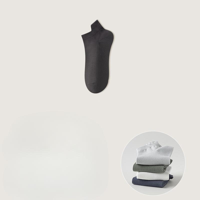 Men's Invisible Short Socks, Sweat-absorbing and Odor-proof Boneless Socks, Ear-lifting Cotton Socks, Breathable Short-sleeved Low-top Sports Socks