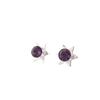 Amethyst Gemstone 925 Sterling Silver Women Jewelry Handmade Stud Earrings 0.44" EE-175-10