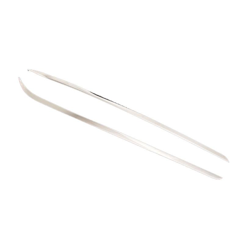 Car Side Cover Stick Stainless Steel Head Glass Windshield Lamp Frame Trim For Toyota Highlander 2015 2016 2017 2018