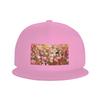 Gustav Klimt Pink Flower Garden Baseball Caps Snapback Fashion Baseball Hats Casual Casquette Outdoor for Unisexs And Womens