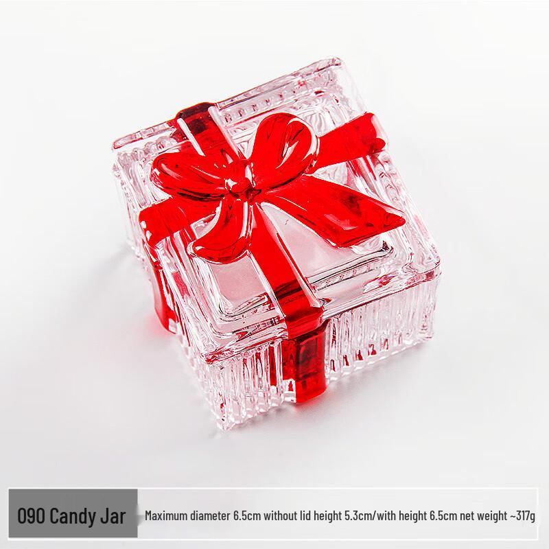 Хрустальная стеклянная конфетница Flavinz