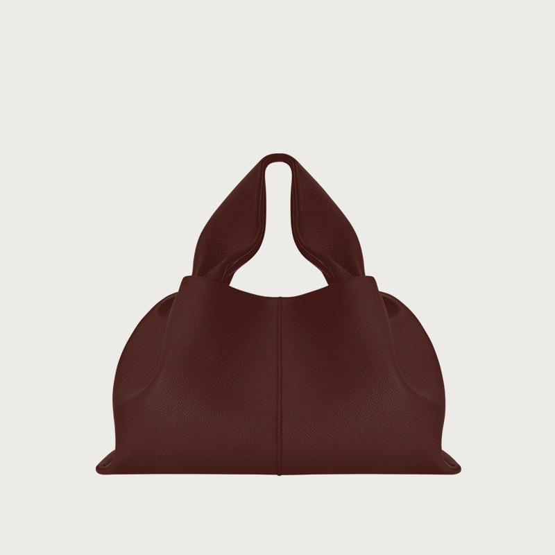 Fashionable Cloud Bag Luxurious French Genuine Leather Handbag Shoulder/Crossbody Women's Bag