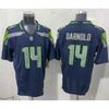 NFL Seattle Seahawks Vintage Style Football Jersey Short Sleeve Embroidered Team Apparel Men