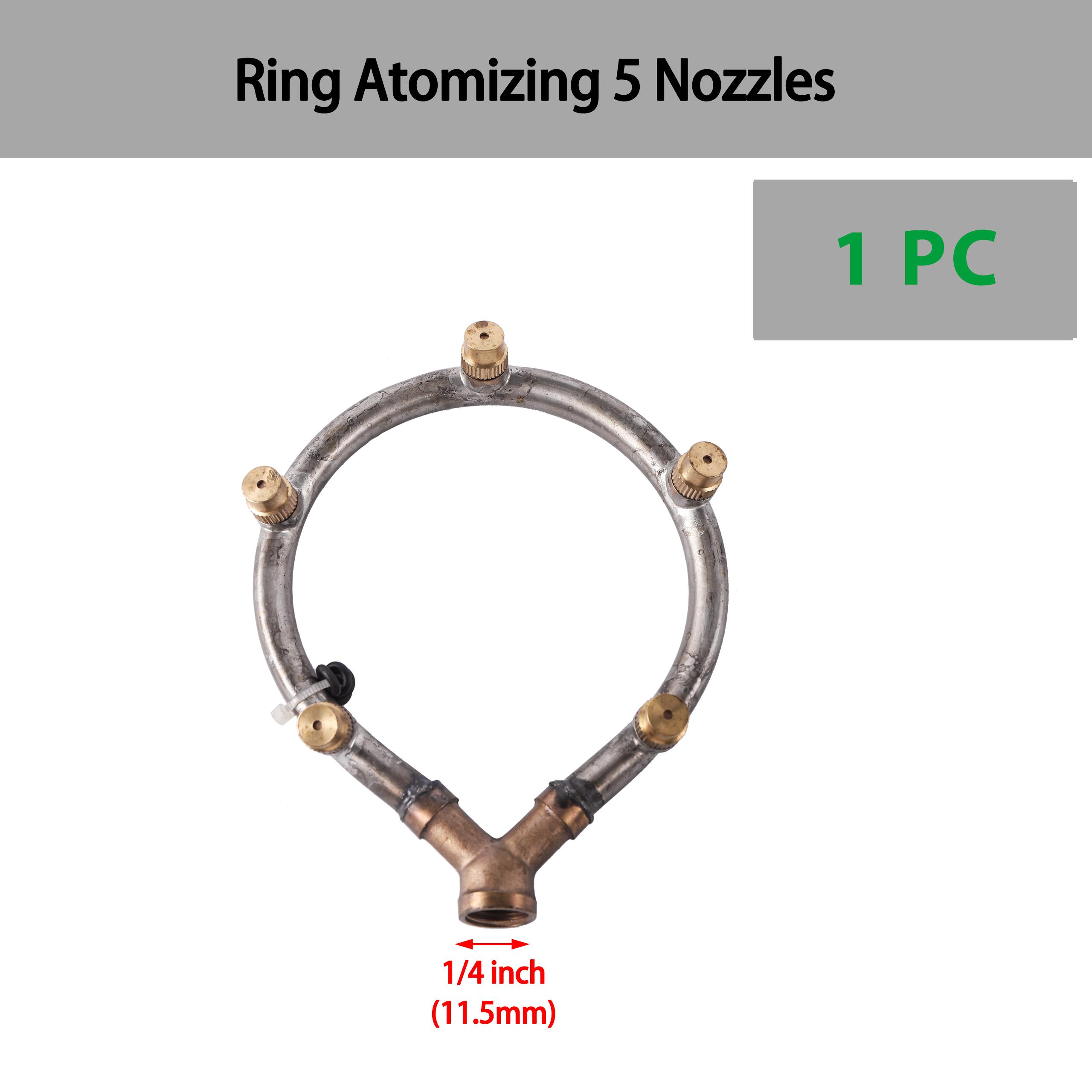 

1/4 внутренняя резьба 1/2 наружная соединитель для полива регулируемый M14*1.5MM кольцевая распылительная форсунка садовый распылитель для полива охладительный спринклер