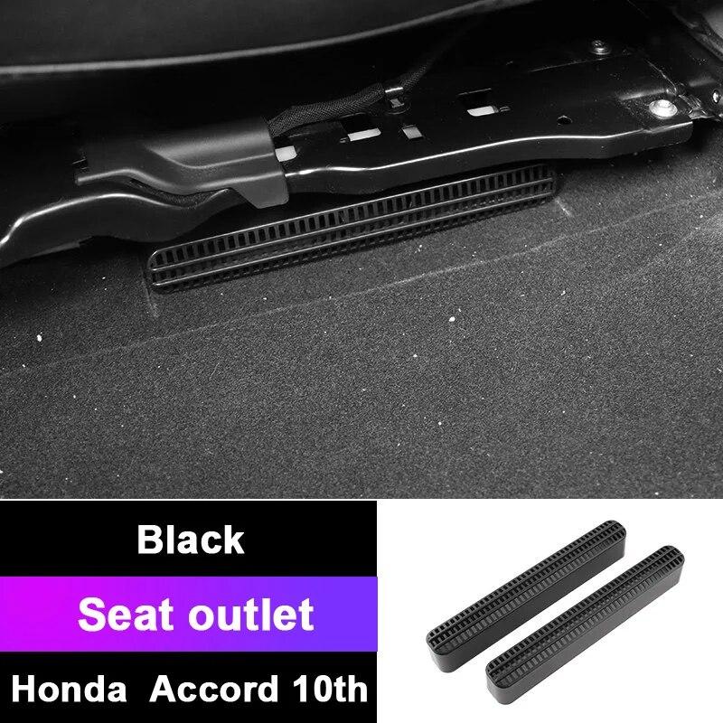 

Для Honda Accord X 10th 2018 2022 заднее сиденье автомобиля под вентиляционным отверстием, чехол, защитная маска, автомобильные аксессуары чёрный