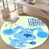1pc Pistas da Blue Blue’s Clues4 Design Printed Area Round Carpet for Bedroom Living Room Home Decor Rugs Mat Non Slip Mat Rug for Bedside