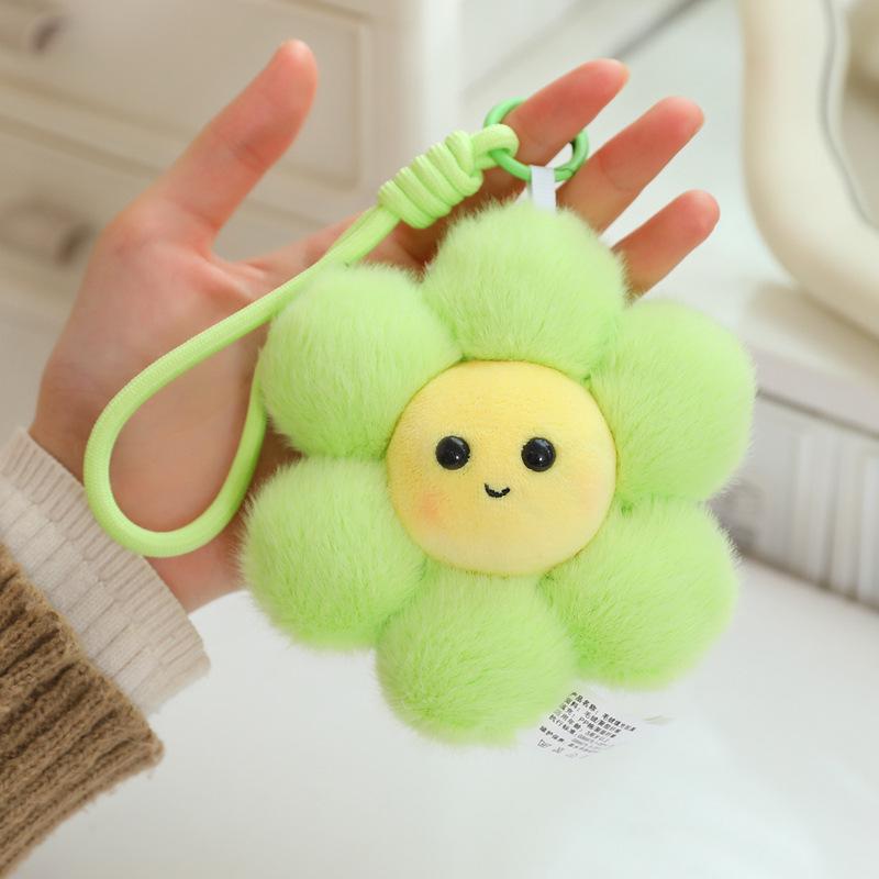 New Cute Gummy Flower Sunflower Pendant - Sweet Portable Style Women's Bag Charm