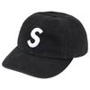 Supreme Washed Canvas S Logo 6-Panel Black
