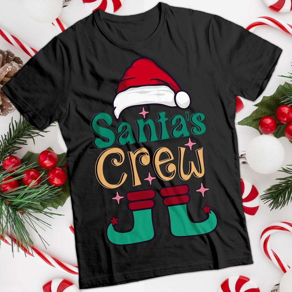 Funny Ugly Mens and Womens Santa Crew Christmas T-Shirt Tee #MC