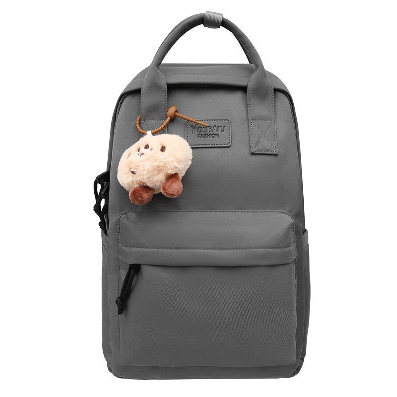 

Студентський шкільний рюкзак великої місткості, дорожній комп’ютерний рюкзак сірий