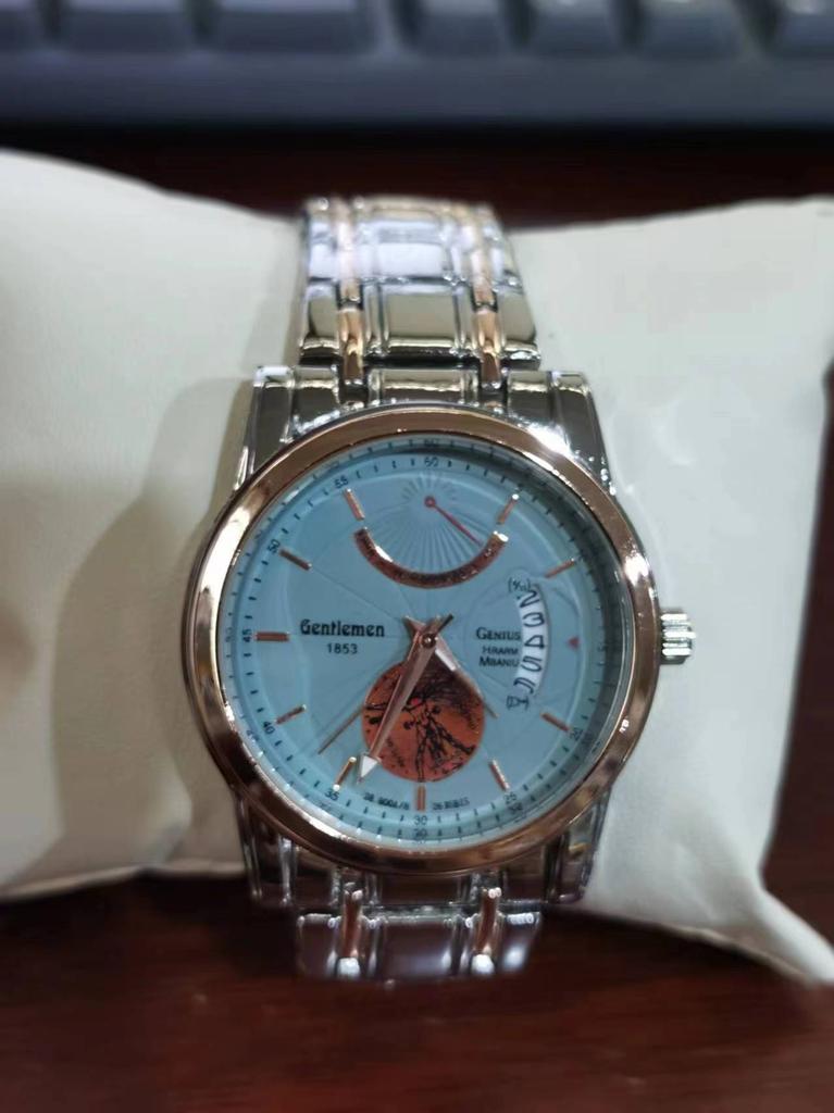 Men's Watch Sports Brand Light Luxury Trendy Stainless Steel Waterproof Fully Automatic Quartz Male Fashion Clock Watches