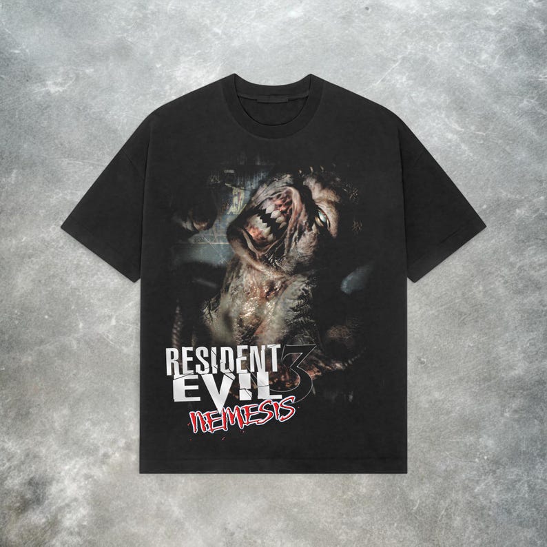 Resident Evil 4 Leon Kennedy T-shirt Ρετρό Y2K Grunge Μπλουζάκι Ανδρικό Γυναικείο Oversized Y2k Βαμβακερό T-shirt Streetwear Γυναικεία Ανδρικά Ρούχα