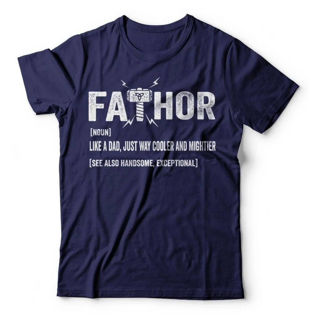 ZX Thor Dad TShirt Funny Fathers Day Gift Superhero Vintage Fan Unisex ONeck Cotton Tee for Men Fashion Summer Men Clothing