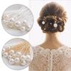 Hairstyle Design Tools Accessories Pearl Hair Pins Headwear Pearl Hair Stick U Shape Hair Clip