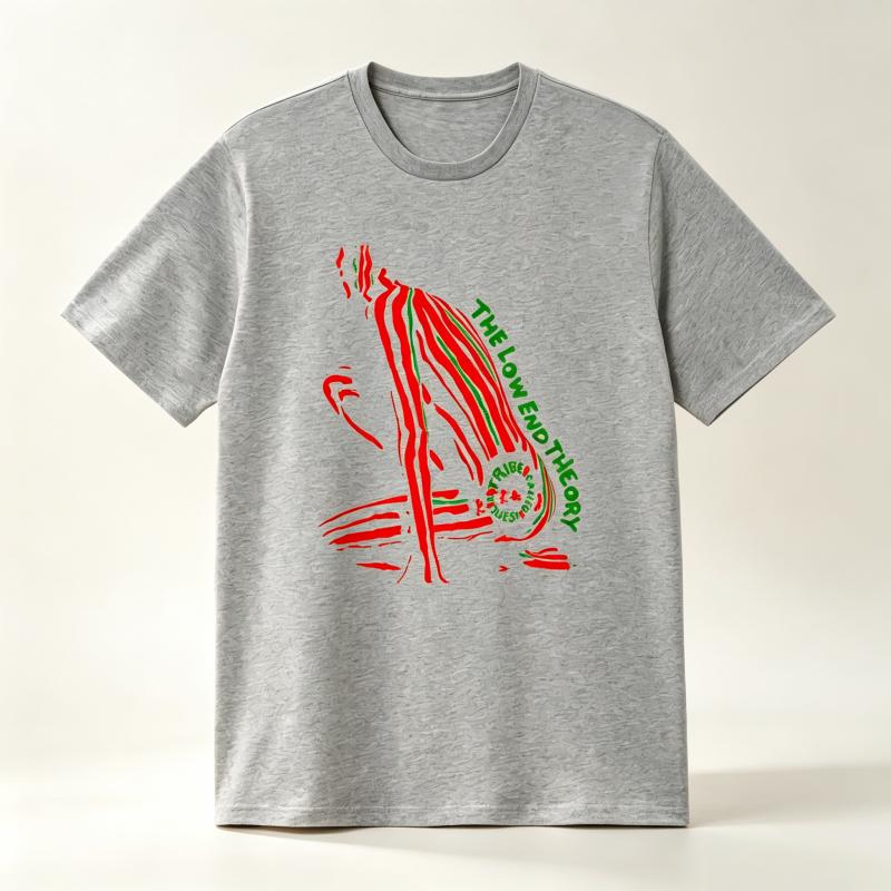 A Tribe Called Quest Koszulka z nadrukiem The Low End Theory na urodziny Boże Narodzenie Vintage Casual Stylowa Unisex WoUnisex 2026 Koszulka letnia