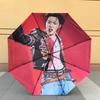 Bts Jung Hoseok Abs Umbrella Automatic Vinyl Sun and Rain Umbrella Fan Support Gift Umbrella
