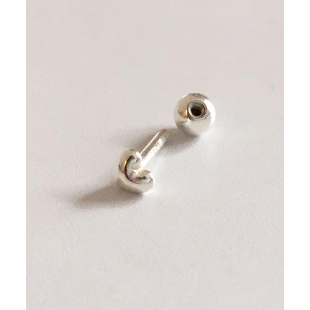 [4Xtyle] (Silver925) Chubby Piercing
