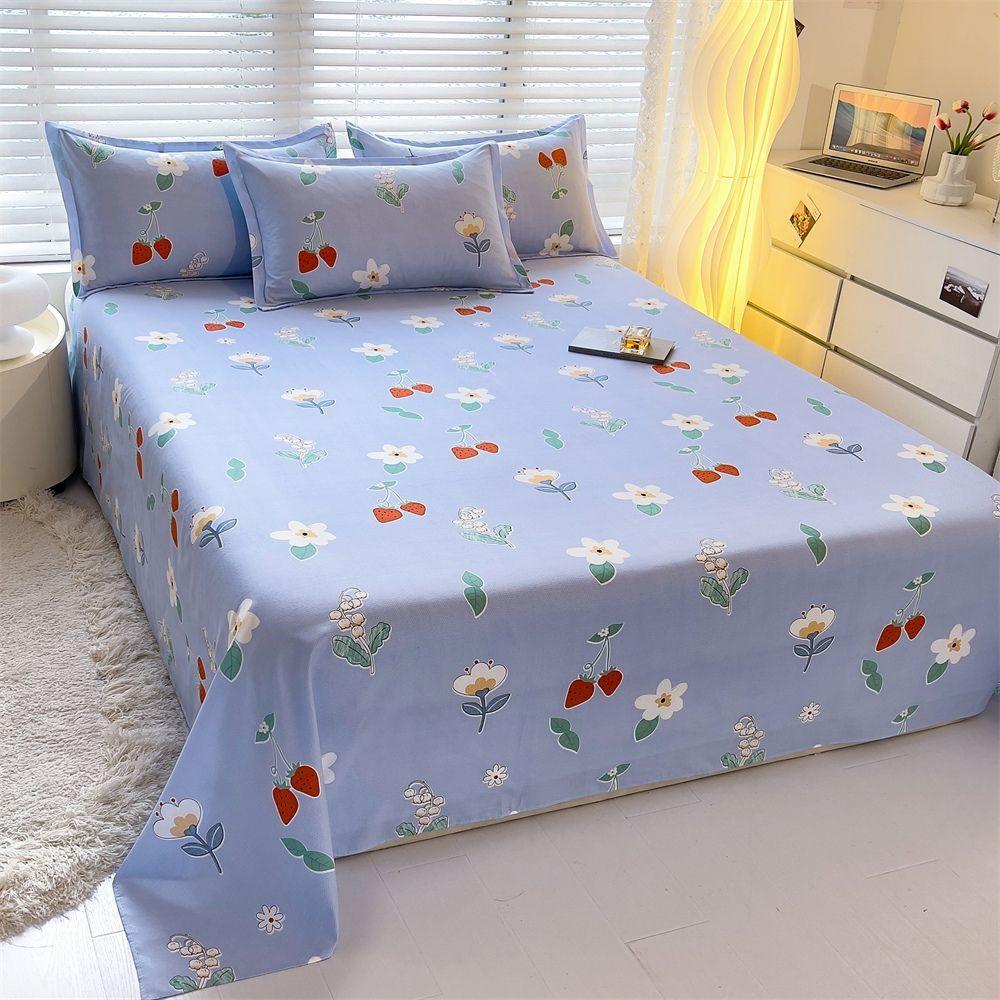 Warm and Comfortable Bed Sheets, Skin-friendly, All-season Dormitory Bed Sheets