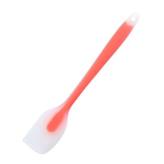 Silicone Spatula Heat-Resistant Glass Pot Scraper for Baking Cooking Non-Stick Dishwasher Safe Essential Kitchen Tool for Mixing Spreading