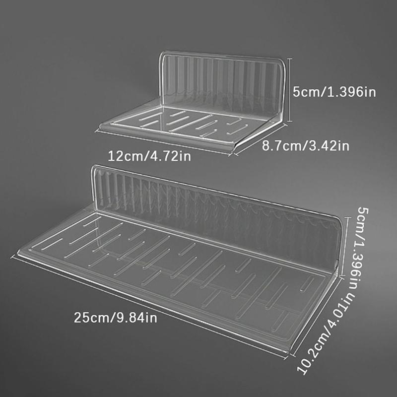 Bathroom Vanity Table Organizer Wall Shelf Home Storage Rack Skin Care Cosmetic Cotton Display Storage Holder Punch-Free