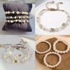 720 Pcs Assorted Beads Kits Spacer Beads Faux Pearl Beads Star Heart Beads