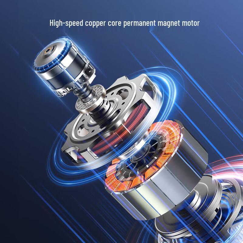 Deli Dual-Cylinder Digital Car Tire Inflator Pump