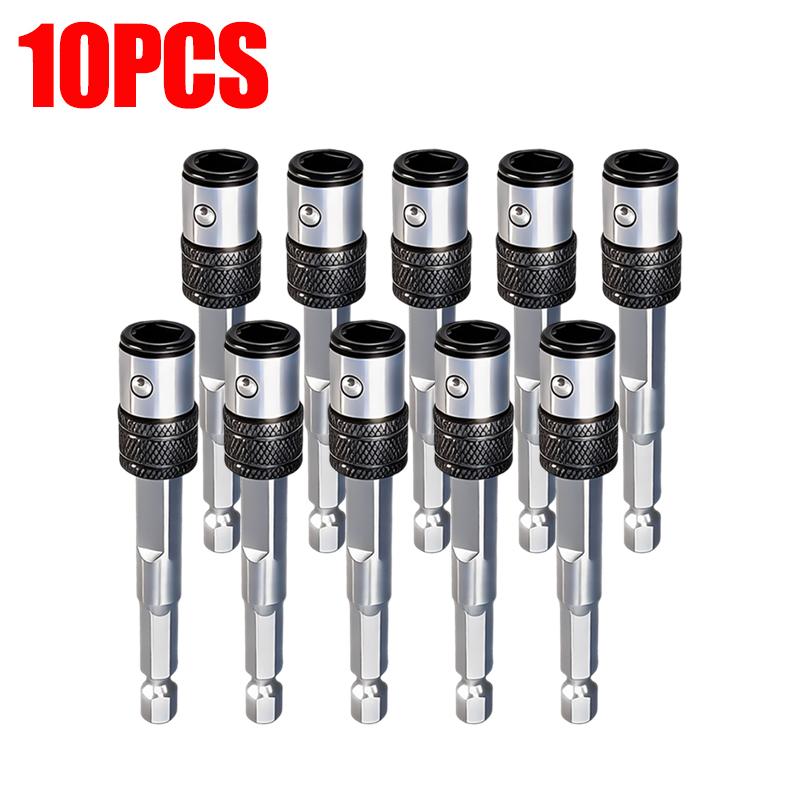 Portable 2-IN-1 Batch Head Connecting Rods Self-locking Quick Positioning Extension Rod Socket Adapter For Power Drills Wrenches