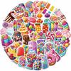 50Pcs Cartoon Colored Candies Graffiti Stickers Painting Aesthetic Cute Style Decal Diy Luggage Phone Guitar Classic Kid Toys