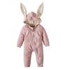 Easter Bunny Ears Hooded Romper for Girls - Spring & Autumn Style