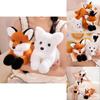 Adorable Fox Plush Pillow For Sofa And Bed Decorative Cushion Soft Stuffed Toy