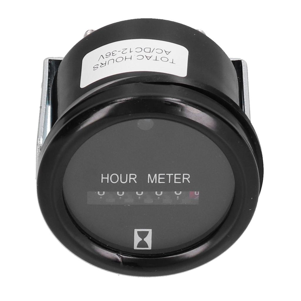 Quartz Hour Meter ACDC 12?36V Waterproof Professional Mechanical Timer with Indicator Light