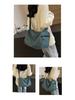 2025 Summer Versatile Solid Color Casual Shoulder Sports Bag - Lightweight Crossbody for College Students
