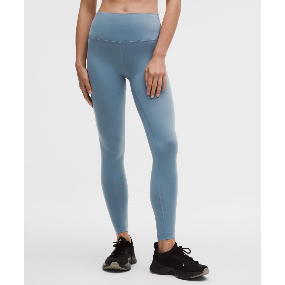 Lululemon Wunder Train High Rise Tight 28  Steel Blue