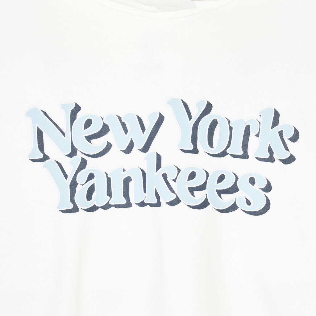 New MLB SS24 New York Yankees Sweatshirt Women's Ivory 3FHDV0241-50IVS