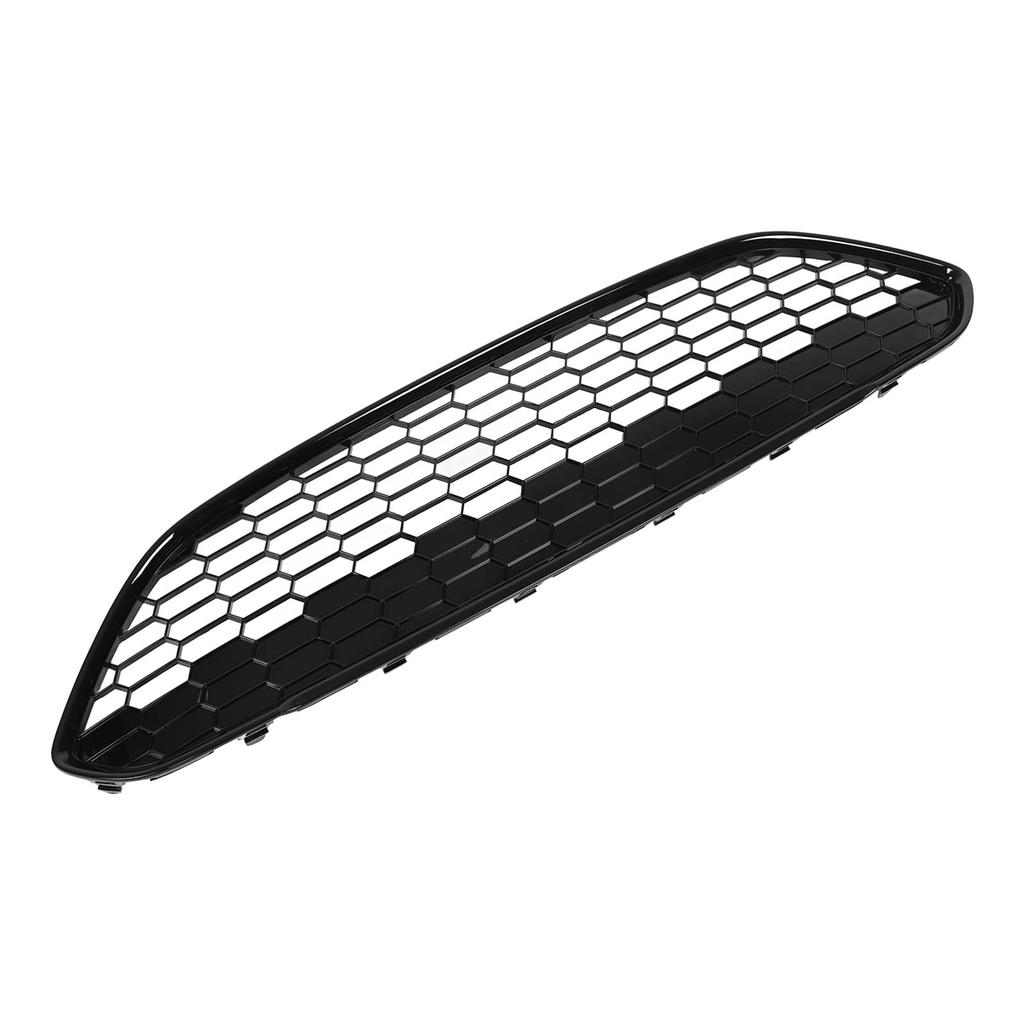 Front Bumper Upper Grill Cover 1778260 Glossy Black Protection Replacement for Ford Fiesta 2013‑2017